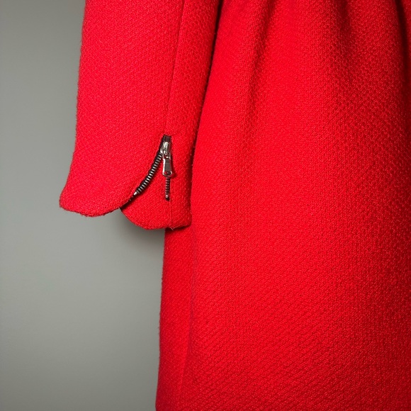 Zara vivid red jacket, fitted at waist - Picture 6 of 8